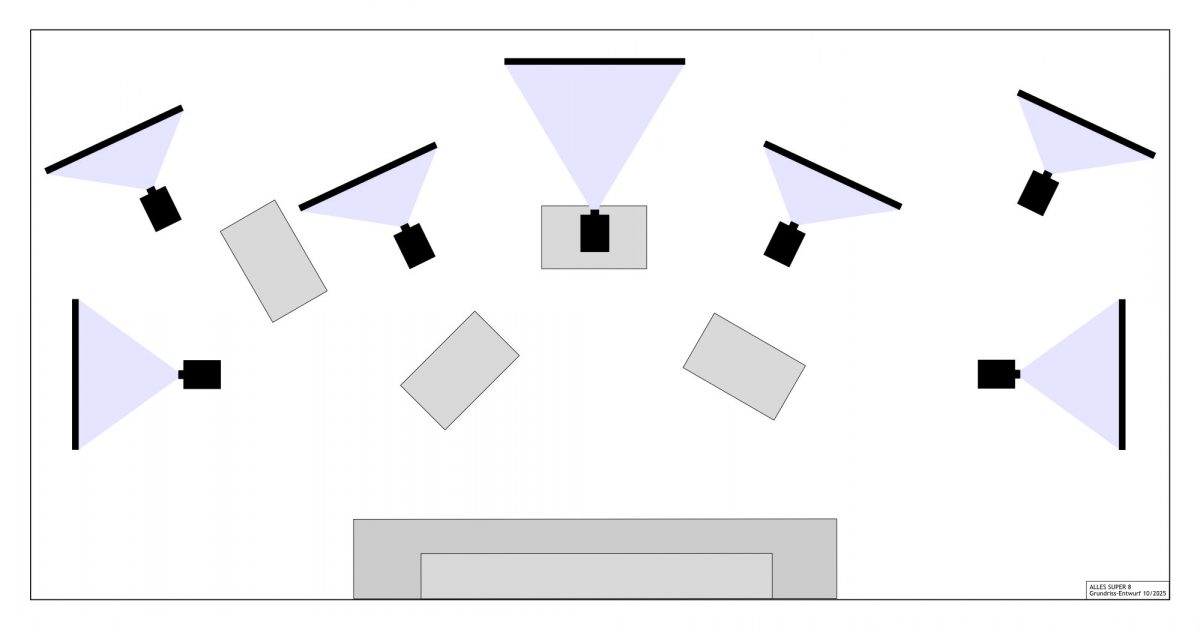 Austellungsgrundriss, Benjamin Ochse, 2025